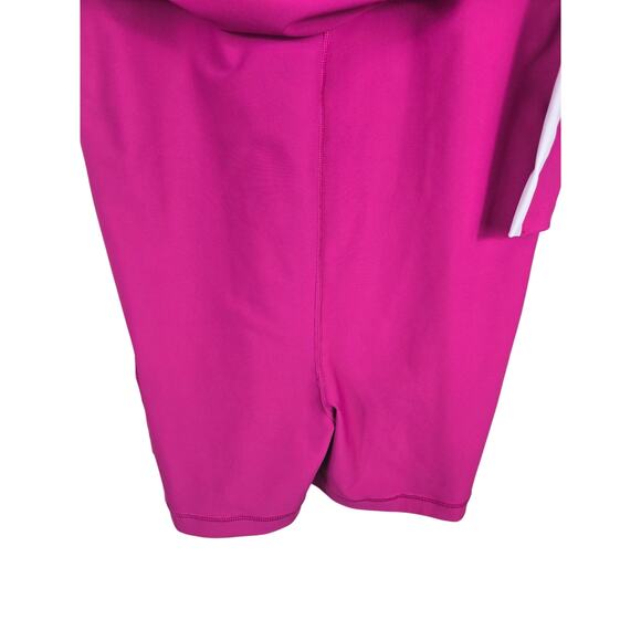 Sage Collective Pink Athletic Front Zip Built In Shorts Inside Pocket Dress 12 - Picture 4 of 7